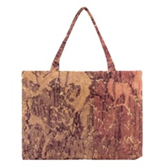 Abstract Cracked Texture Print Medium Tote Bag