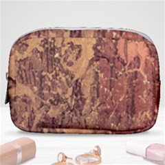 Abstract Cracked Texture Print Make Up Pouch (small) by dflcprintsclothing