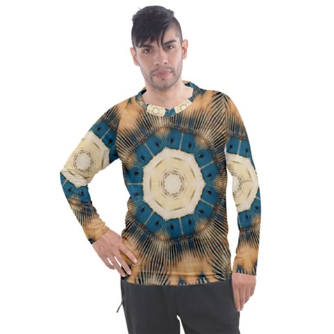 Bless Day Men s Pique Long Sleeve Tee by LW323