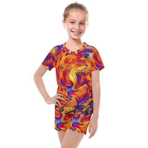 Sun & Water Kids  Mesh Tee And Shorts Set by LW323