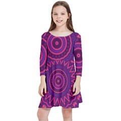 Nativewinds Kids  Quarter Sleeve Skater Dress by LW323