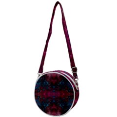 The Dragon s Flames Crossbody Circle Bag by kaleidomarblingart