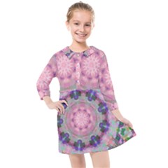 Lovely Kids  Quarter Sleeve Shirt Dress by LW323