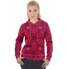 Red Rose Women s Overhead Hoodie by LW323