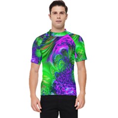 Feathery Winds Men s Short Sleeve Rash Guard by LW323