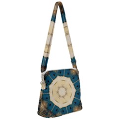 Bamboo Island Zipper Messenger Bag by LW323