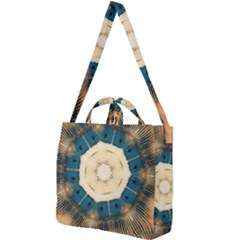 Bamboo Island Square Shoulder Tote Bag by LW323