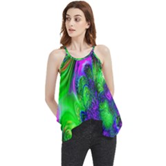 Feathery Winds Flowy Camisole Tank Top