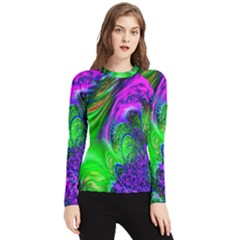 Feathery Winds Women s Long Sleeve Rash Guard