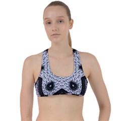 Vintage Criss Cross Racerback Sports Bra by LW323