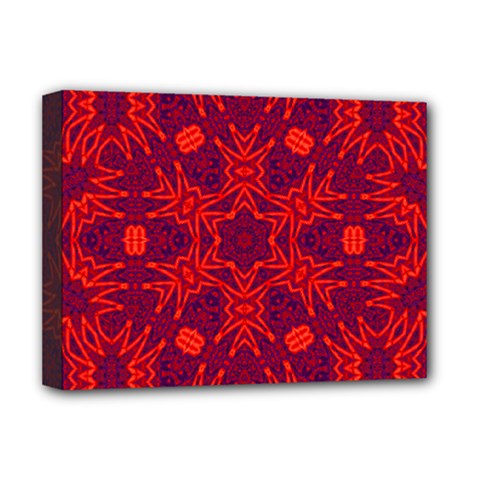 Red Rose Deluxe Canvas 16  X 12  (stretched)  by LW323