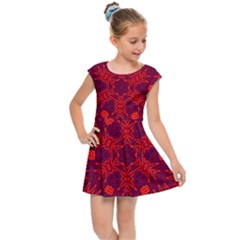 Red Rose Kids  Cap Sleeve Dress by LW323