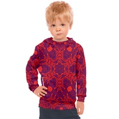 Red Rose Kids  Hooded Pullover by LW323