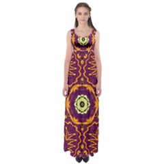 Tropical Twist Empire Waist Maxi Dress by LW323