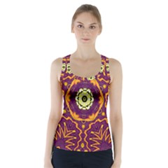 Tropical Twist Racer Back Sports Top by LW323