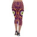 Tropical Twist Lightweight Velour Capri Leggings  View2