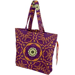 Tropical Twist Drawstring Tote Bag by LW323