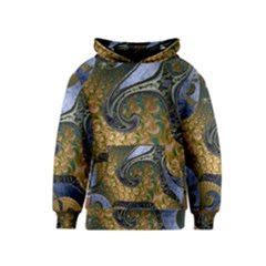 Ancient Seas Kids  Pullover Hoodie by LW323