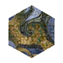 Ancient Seas Wooden Puzzle Hexagon View1