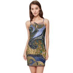 Ancient Seas Summer Tie Front Dress