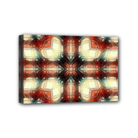 Royal Plaid Mini Canvas 6  X 4  (stretched) by LW323