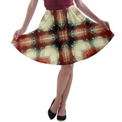 Royal Plaid A-line Skater Skirt by LW323