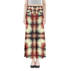 Royal Plaid Full Length Maxi Skirt by LW323