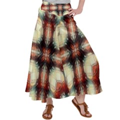 Royal Plaid Satin Palazzo Pants