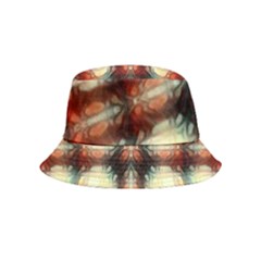 Royal Plaid Inside Out Bucket Hat (kids) by LW323