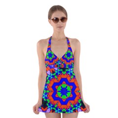 Excite Halter Dress Swimsuit 