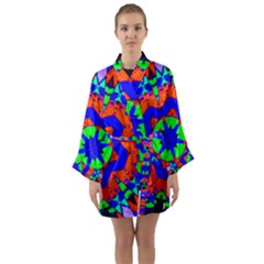 Excite Long Sleeve Satin Kimono by LW323