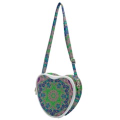 Spring Flower3 Heart Shoulder Bag by LW323