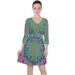 Spring Flower3 Ruffle Dress by LW323