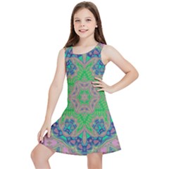 Spring Flower3 Kids  Lightweight Sleeveless Dress