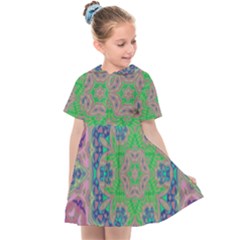 Spring Flower3 Kids  Sailor Dress