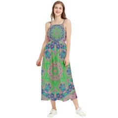 Spring Flower3 Boho Sleeveless Summer Dress