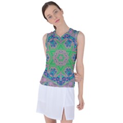 Spring Flower3 Women s Sleeveless Sports Top by LW323