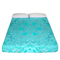 Sky Angel Fitted Sheet (queen Size) by LW323