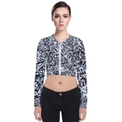 Beyond Abstract Long Sleeve Zip Up Bomber Jacket by LW323