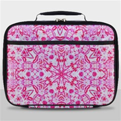 Pink Petals Full Print Lunch Bag by LW323