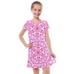 Pink Petals Kids  Cross Web Dress by LW323