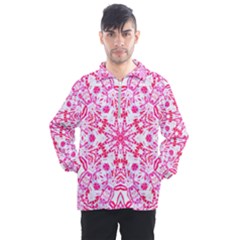 Pink Petals Men s Half Zip Pullover by LW323