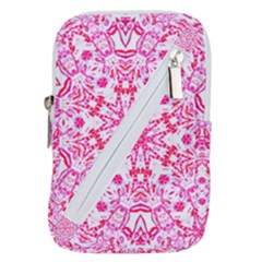 Pink Petals Belt Pouch Bag (small) by LW323