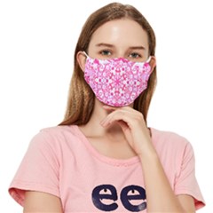 Pink Petals Fitted Cloth Face Mask (adult)