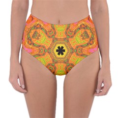 Sassafras Reversible High-waist Bikini Bottoms by LW323