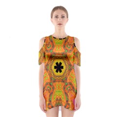 Sassafras Shoulder Cutout One Piece Dress by LW323