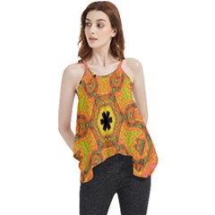 Sassafras Flowy Camisole Tank Top by LW323