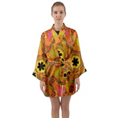 Sassafras Long Sleeve Satin Kimono by LW323