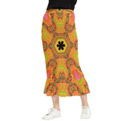 Sassafras Maxi Fishtail Chiffon Skirt