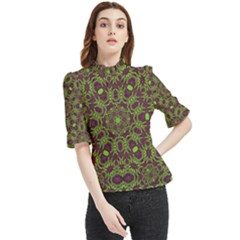 Greenspring Frill Neck Blouse